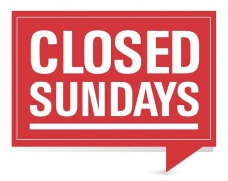 Closed Sundays