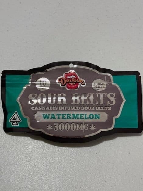 Devour Watermelon Belts 3000mg