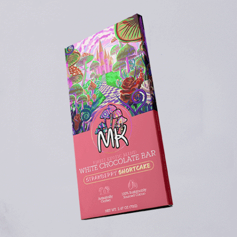 MK Strawberry Shortcake Mushroom Chocolate Bar 4g