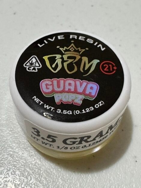 gem guava popz live resin 3.5g san gabriel weed delivery