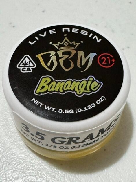 gem banangie live resin 3.5g san gabriel weed delivery
