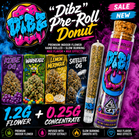 DIBZ PRE ROLLS DONUTS