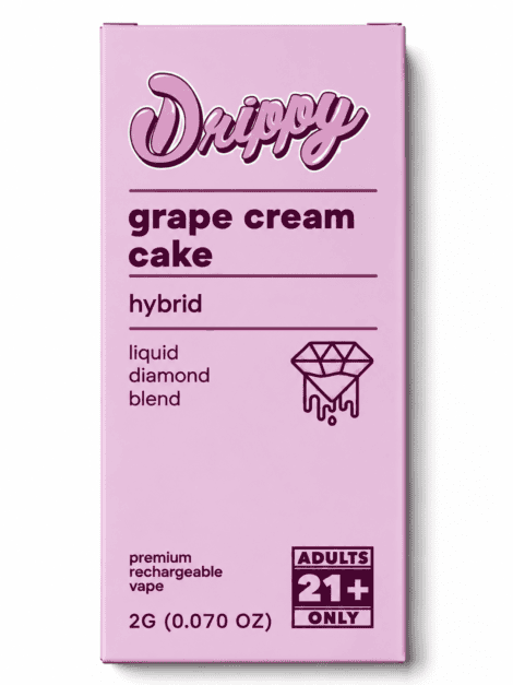 DRIPPY GRAPE CREAM CAKE