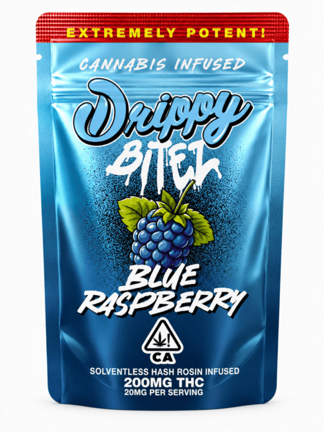 drippy blue raspberry