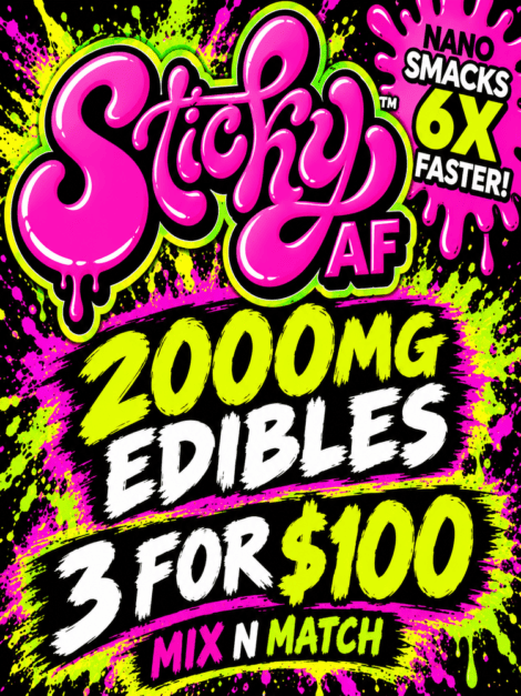 STICKY 3 FOR 100 NEW