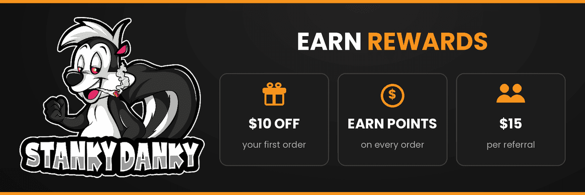 Cannabis delivery rewards – Stanky Danky